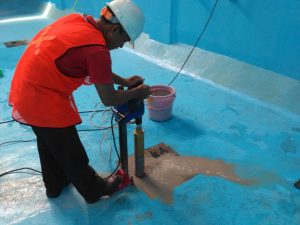 Core Drill Assessment dan Perencanaan Perbaikan Kolam Selam Cijantung