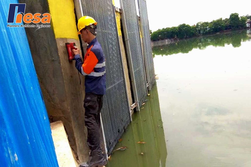 Assesment Struktur Pintu Air Waduk Bojong Jakarta Barat