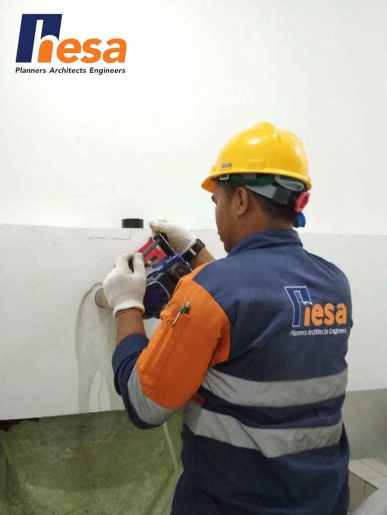 Core Drill Assessment struktur bangunan gedung GSI Tb Simatupang Jakarta (1)
