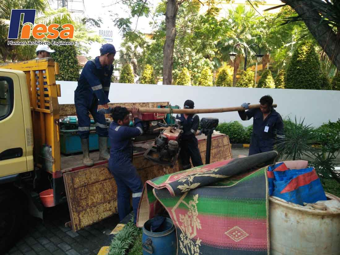 Sondir in Assessment struktur bangunan gedung GSI Tb Simatupang Jakarta (1)