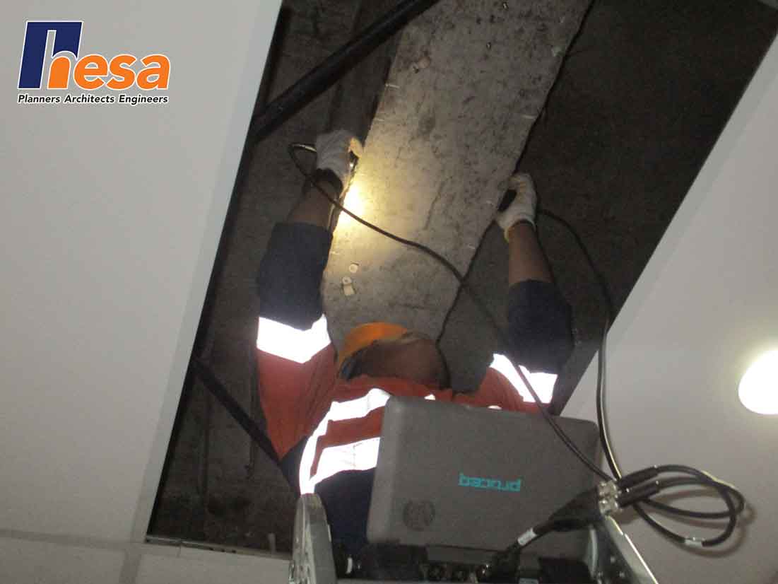 UPV Test Assessment struktur bangunan gedung GSI Tb Simatupang Jakarta