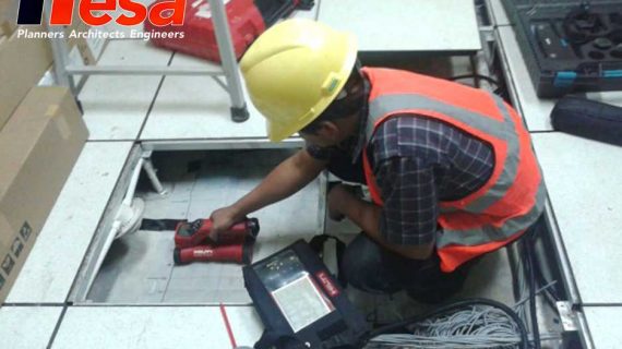 Uji Struktur Server Room Gedung Hero