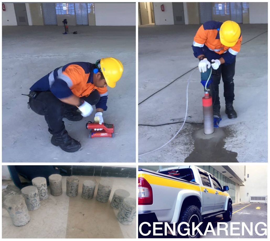 Core Drill dan Crushing Test Cengkareng Business City