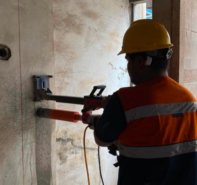 Pengujian Rebarscan Tulangan