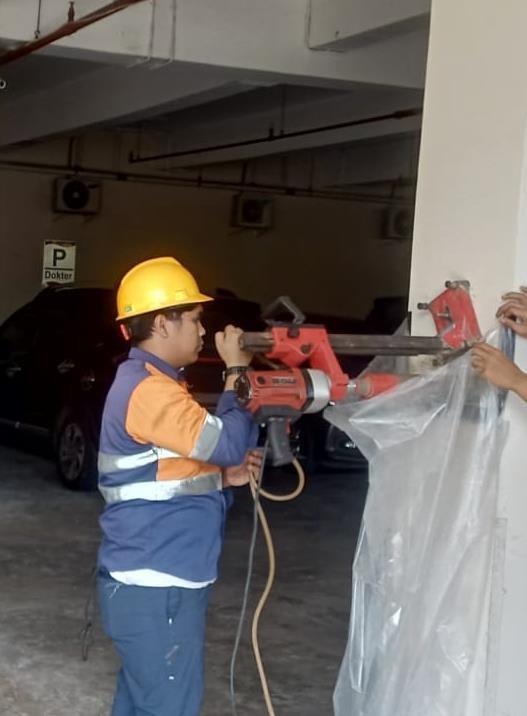 Proses Coredrill Lapangan