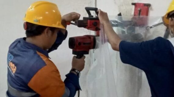 Coredrill & Uji Kuat Tekan Beton Rumah Sakit Vania