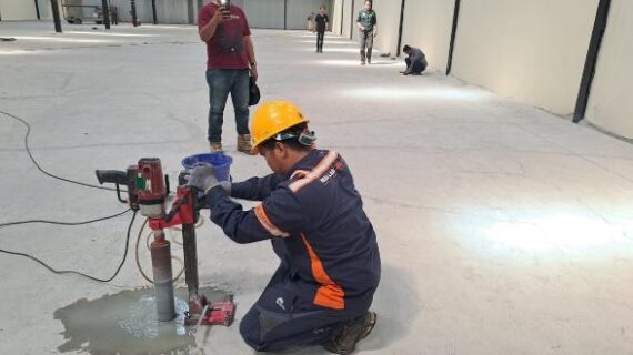 Evaluasi Mutu Beton Warehouse Aneka Panel Daan Mogot
