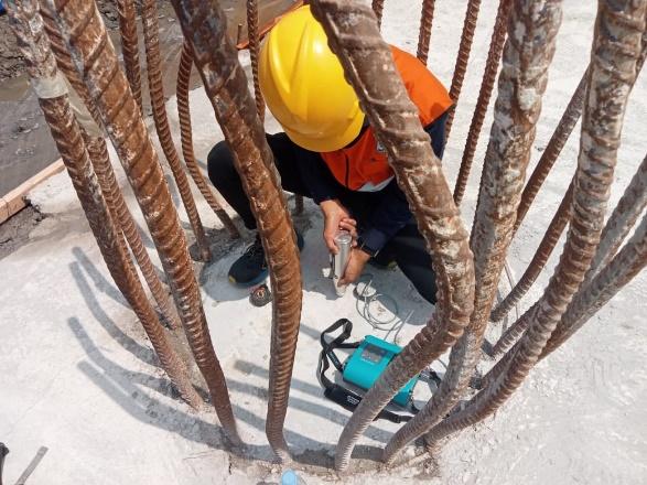 Hammer Test Tiang Pancang 1