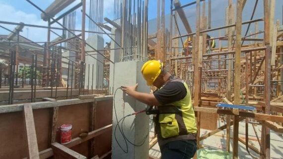 Pengujian Metode UPV Test Rumah Tinggal PIK