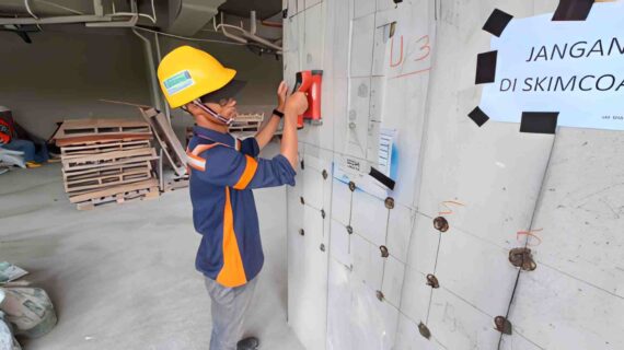Rebarscan Test Proyek Sky House Alam Sutera