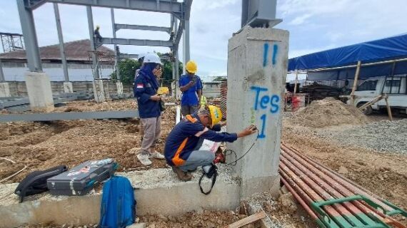 UPVT di Tangerang: Deteksi Anomali Internal pada Struktur Beton Fase Konstruksi