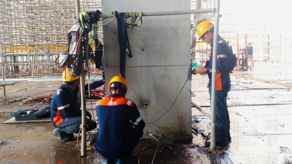 Uji Integritas UPV Test Kolom Cella Warehouse