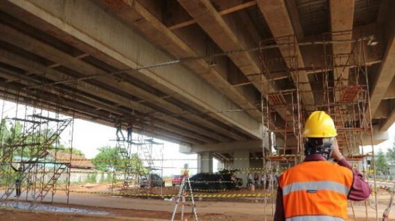 Uji Beban Statik dan Dinamik Jembatan BSD Barat