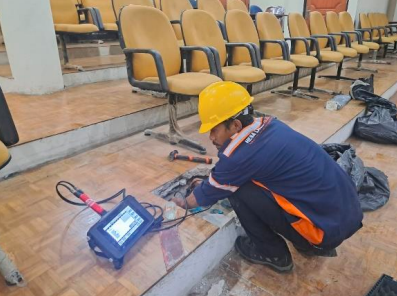 Uji UPVT Struktur Gedung Seni Budaya Jakarta Pusat