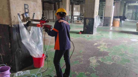 Investigasi Mutu Beton Coredrill Warehouse Aspex Kumbong