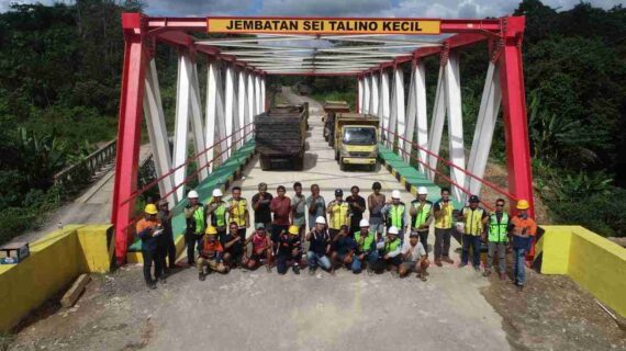 Bridge Loading Test: Uji Jembatan Sei Talino Kecil